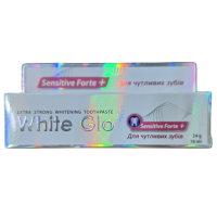 Зубная паста White Glo отбеливающая Сенситив Форте Плюс для снижения чувствительности, 24 г